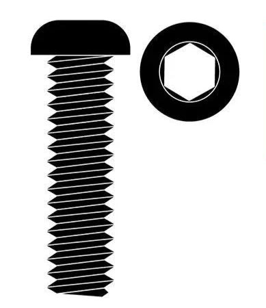 Team Corally C-3003-30-14 Steel M3 x 14mm Hex Button Head Screws (10 Pack)
