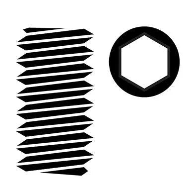 Team Corally C-3004-30-03 Steel M3 x 3mm Hex Set Screws (10 Pack)