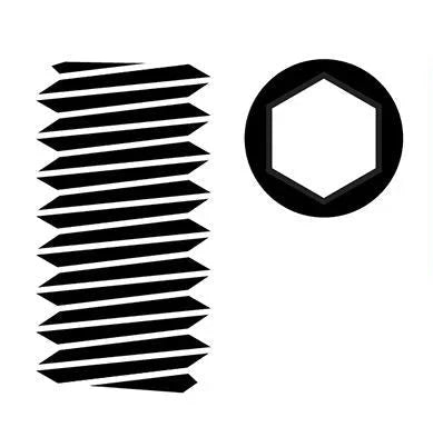 Team Corally C-3004-40-04 Steel M4 x 4mm Hex Set Screws (10 Pack)