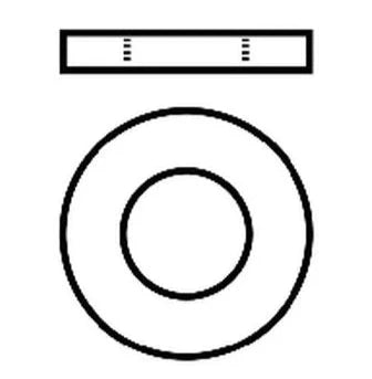Team Corally C-3201-40 Galvanized Steel M4 Washer M4 (10 Pack)