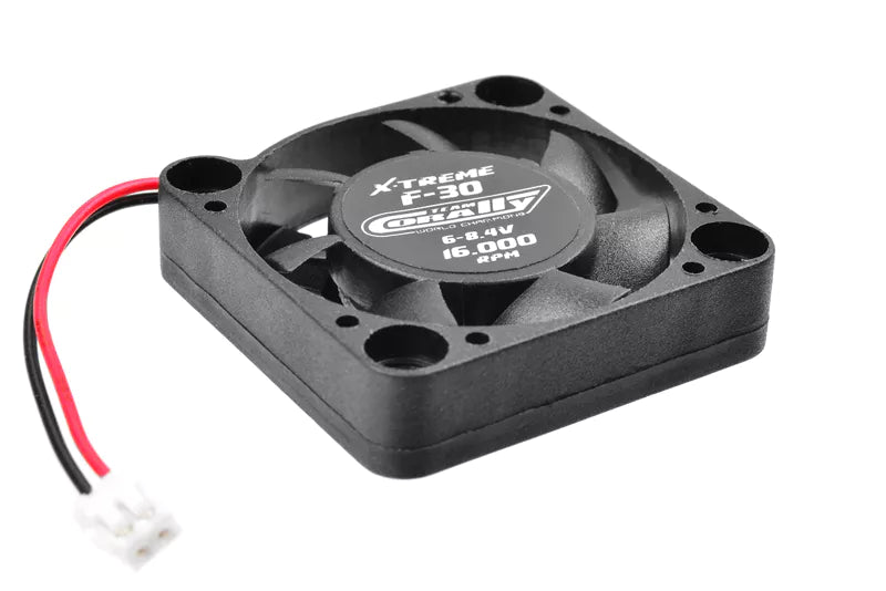 Team Corally C-53105 High Speed 16000rpm 30 mm ESC Cooling Fan 6V-8.4V with ESC Connector