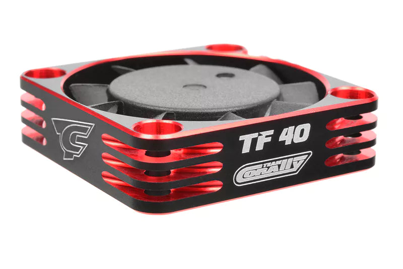 Team Corally C-53112-1 Ultra High Speed 40mm Cooling Fan TF-40 w/BEC Connector