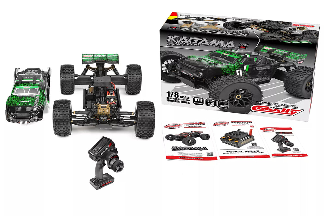 Team Corally COR00275-G Green Kagama XP 6S Limited Edition Monster Truck RTR