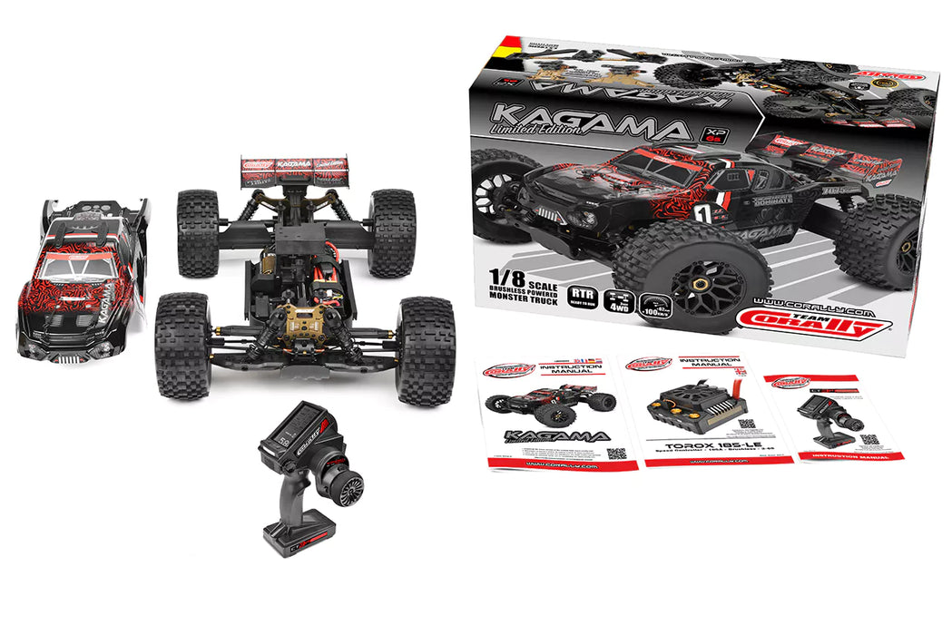 Team Corally COR00275-R Red Kagama XP 6S Limited Edition Monster Truck RTR