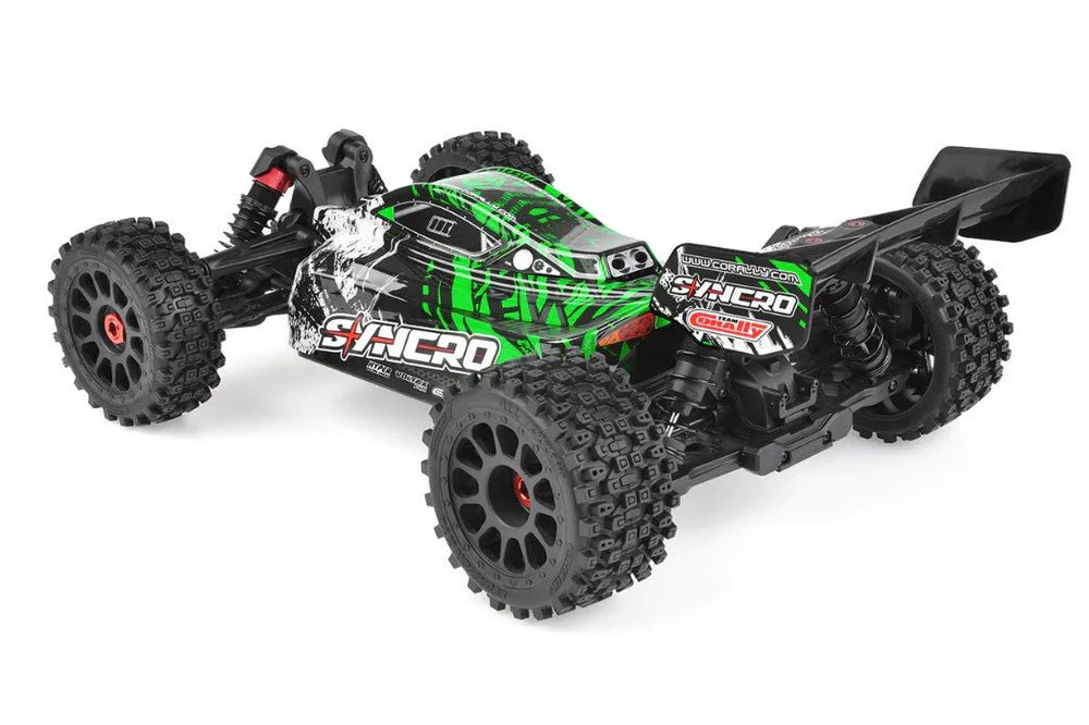 Team Corally COR00289-G Green 1/8 Syncro 2WD 4S Brushless Off Road Buggy RTR