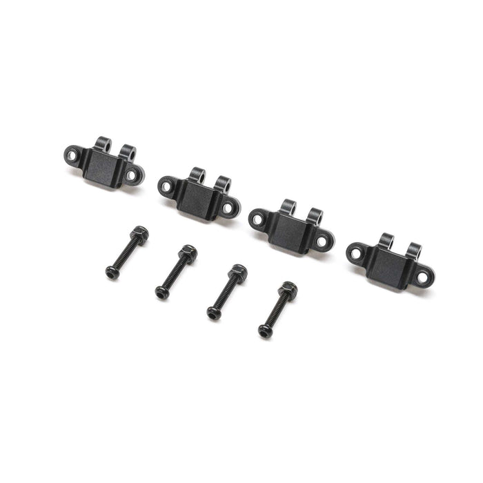 Team Losi Racing TLR314009 TLR TUNED Black Aluminum Lower Shock Mount