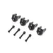 Team Losi Racing TLR314010 TLR TUNED Black Aluminum Upper Shock Mount