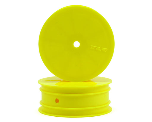 Team Losi Racing TLR43010 Yellow 2WD Front Buggy Wheels for 22 3.0 (1 Pair)