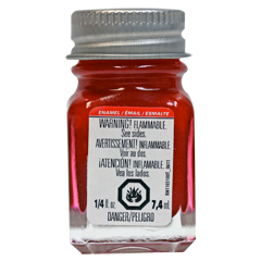 Testors 1152TT Enamel Paint 1/4oz Metallic Red
