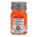 Testors 1173TT Enamel Paint 1/4oz, Orange Fluorescent