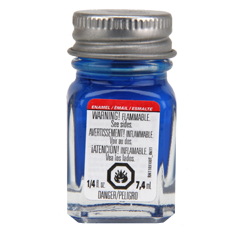 Testors 1176TT Enamel Paint 1/4oz, Blue Fluorescent