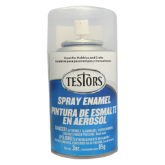 Testors 1814T Enamel Spray Paint 3oz Clear Coat