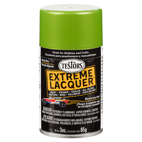 Testors 1835MT One Coat Lacquer Spray Lime Ice, 3oz