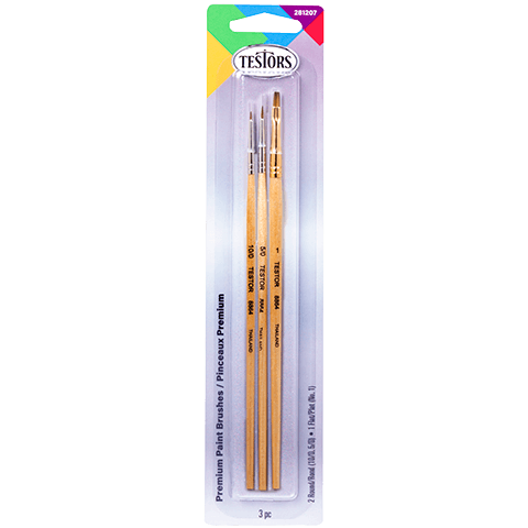 Testors 281207 Premium Assorted Brush Set