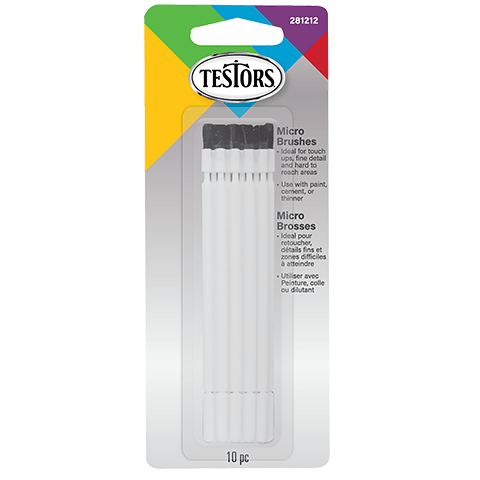Testors 281212 Micro Brush Set (10 Pack)