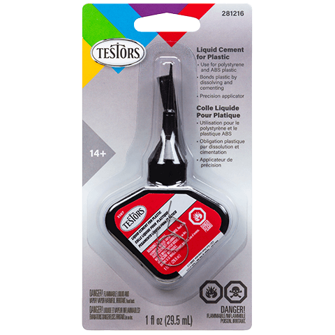 Testors 281216 Liquid Cement with Precision Applicator 1oz