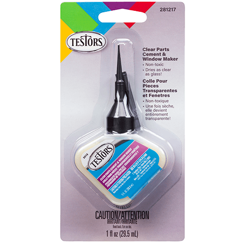 Testors 281217 Clear Parts Cement 1oz
