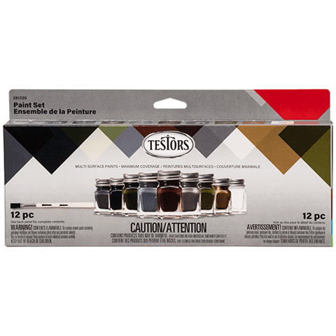 Testors 281229 Military Enamel 9 Paint Set (was #9149)