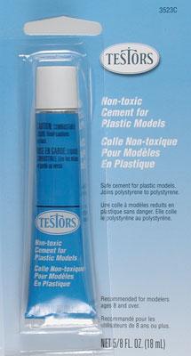 Testors 3523C Non-Toxic Plastic Cement 5/8 oz (Carded)