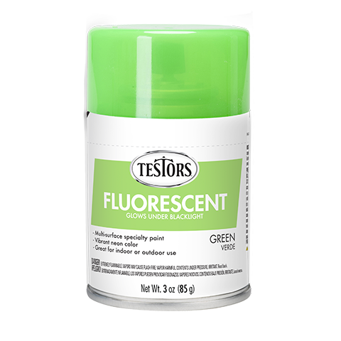 Testors 79627 CreateFX Enamel Spray Paint Fluorescent Green Spray, 3oz