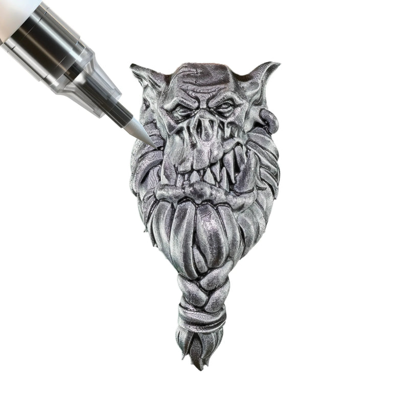The Army Painter SM1017P Speedpaint 2.0 Felt-Tech Tip Paint Marker - Polished Silver