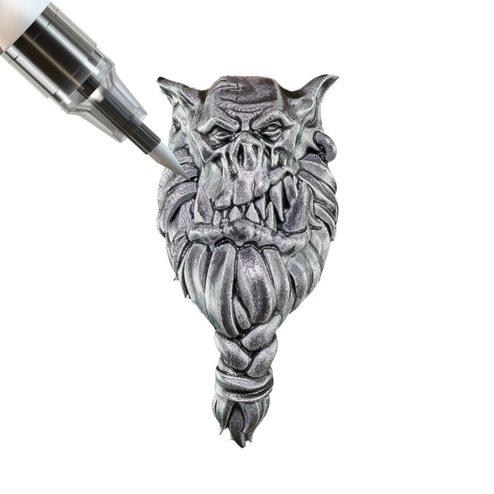 The Army Painter SM1017P Speedpaint 2.0 Felt-Tech Tip Paint Marker - Polished Silver