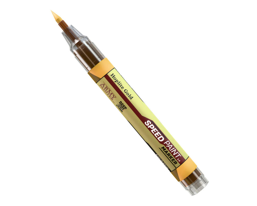 The Army Painter SM1026P Speedpaint 2.0 Felt-Tech Tip Paint Marker - Hoplite Gold