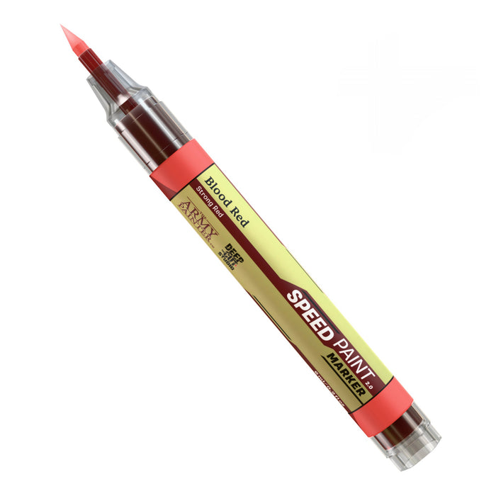 The Army Painter SM1034P Speedpaint 2.0 Felt-Tech Tip Paint Marker - Blood Red