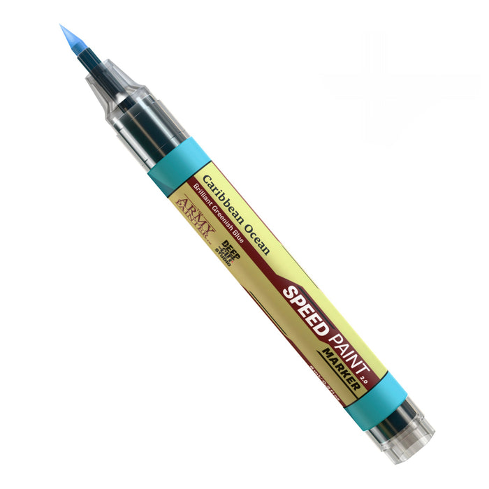 The Army Painter SM1040P Speedpaint 2.0 Felt-Tech Tip Paint Marker - Caribbean Ocean