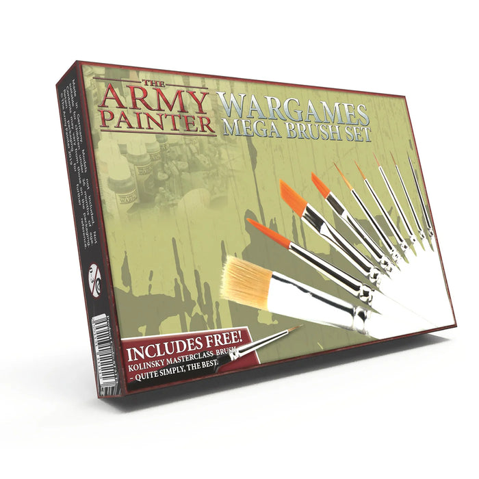 The Army Painter ST5113P Wargames Mega Brush Starter Set