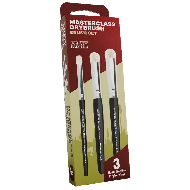 The Army Painter TL5065P Masterclass Drybrush Paint Brush Set