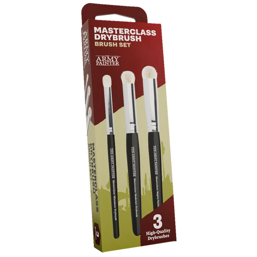 The Army Painter TL5065P Masterclass Drybrush Paint Brush Set