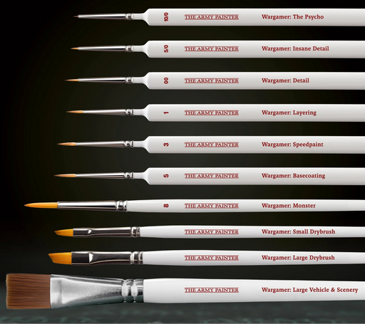 The Army Painter TL5070P Mega Hobby Paint Brush Set