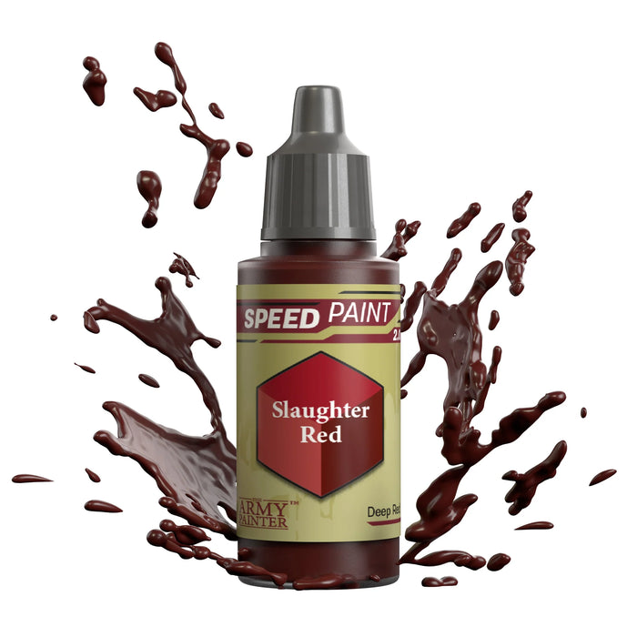 The Army Painter WP2012P Speedpaint: Slaughter Red Acrylic 18ml Bottle