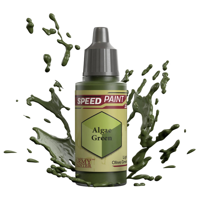 The Army Painter WP2045P Speedpaint: Algae Green Acrylic 18ml Bottle