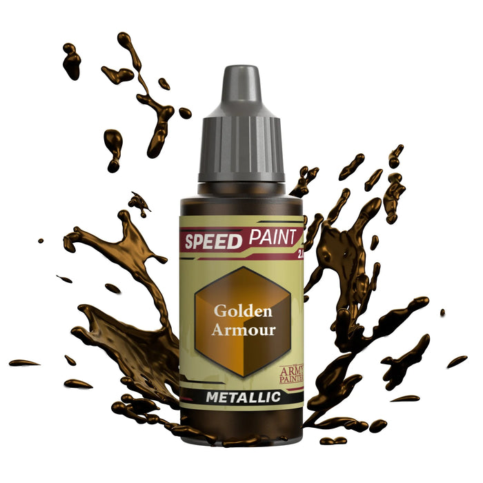 The Army Painter WP2069P Speedpaint: Golden Armour Acrylic 18ml Bottle