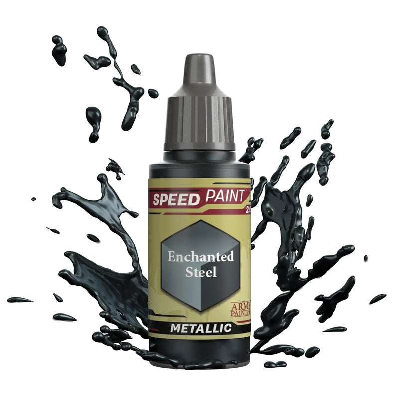 The Army Painter WP2072P Speedpaint: Enchanted Steel Acrylic 18ml Bottle