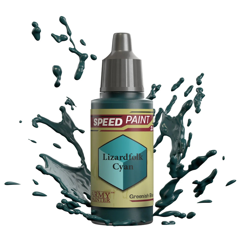 The Army Painter WP2082P Speedpaint: Lizardfolk Cyan Acrylic 18ml Bottle