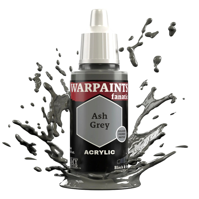 The Army Painter WP3004P Warpaints Fanatic: Ash Grey Acrylic 18ml Bottle