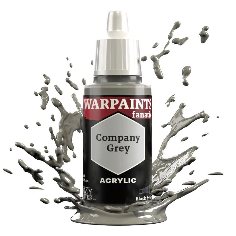 The Army Painter WP3005P Warpaints Fanatic: Company Grey Acrylic 18ml Bottle
