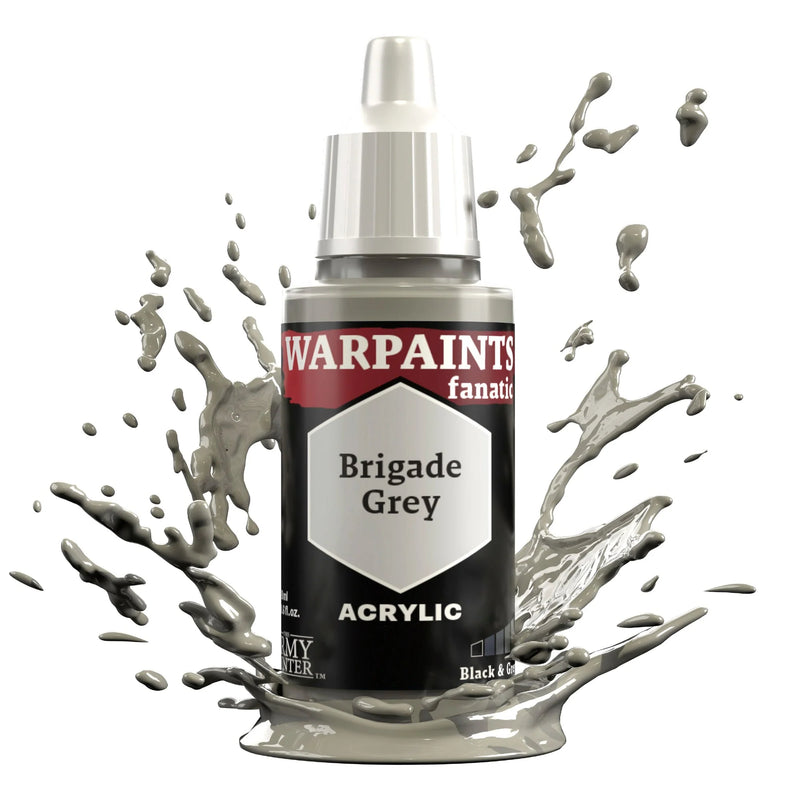The Army Painter WP3006P Warpaints Fanatic: Brigade Grey Acrylic 18ml Bottle