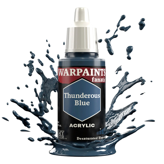 The Army Painter WP3014P Warpaints Fanatic: Thunderous Blue Acrylic 18ml Bottle