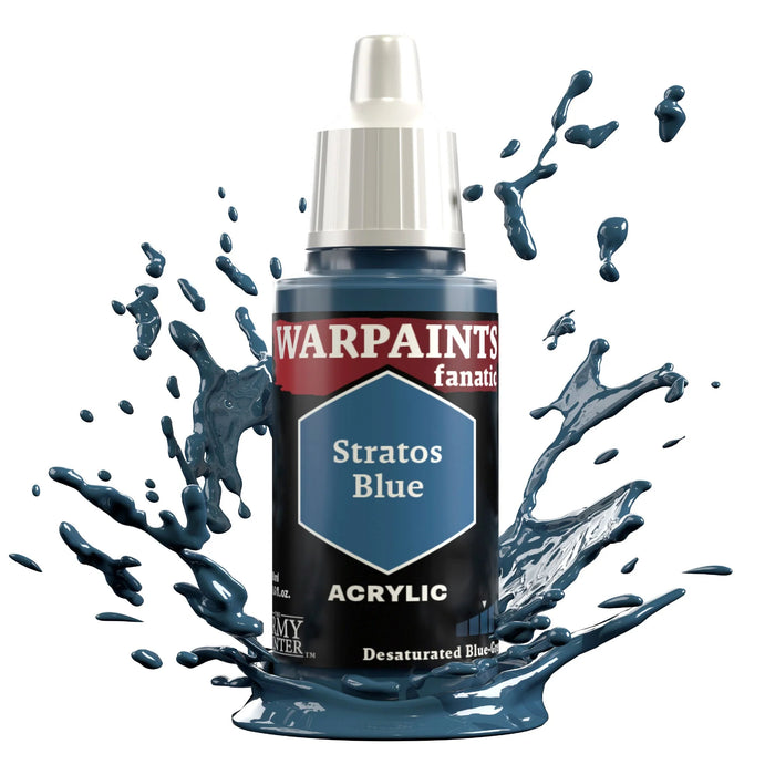The Army Painter WP3015P Warpaints Fanatic: Stratos Blue Acrylic 18ml Bottle