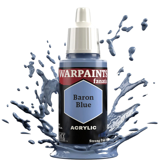 The Army Painter WP3023P Warpaints Fanatic: Baron Blue Acrylic 18ml Bottle