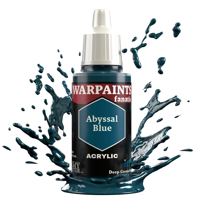 The Army Painter WP3032P Warpaints Fanatic: Abyssal Blue Acrylic 18ml Bottle