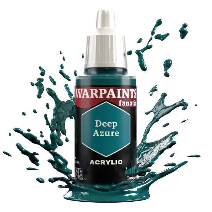 The Army Painter WP3037P Warpaints Fanatic: Deep Azure Acrylic 18ml Bottle