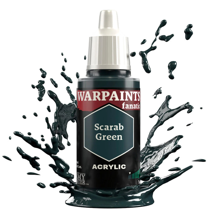 The Army Painter WP3043P Warpaints Fanatic: Scarab Green Acrylic 18ml Bottle