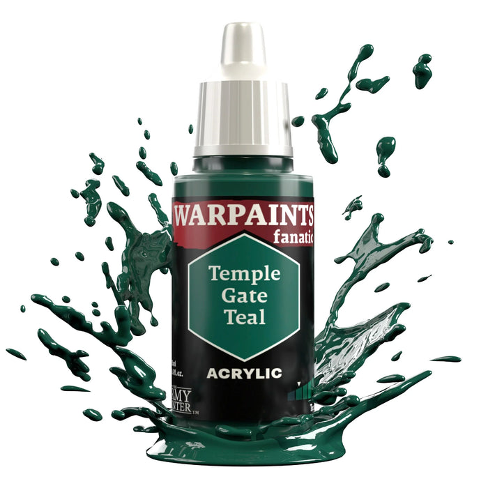 The Army Painter WP3044P Warpaints Fanatic: Temple Gate Teal Acrylic 18ml Bottle