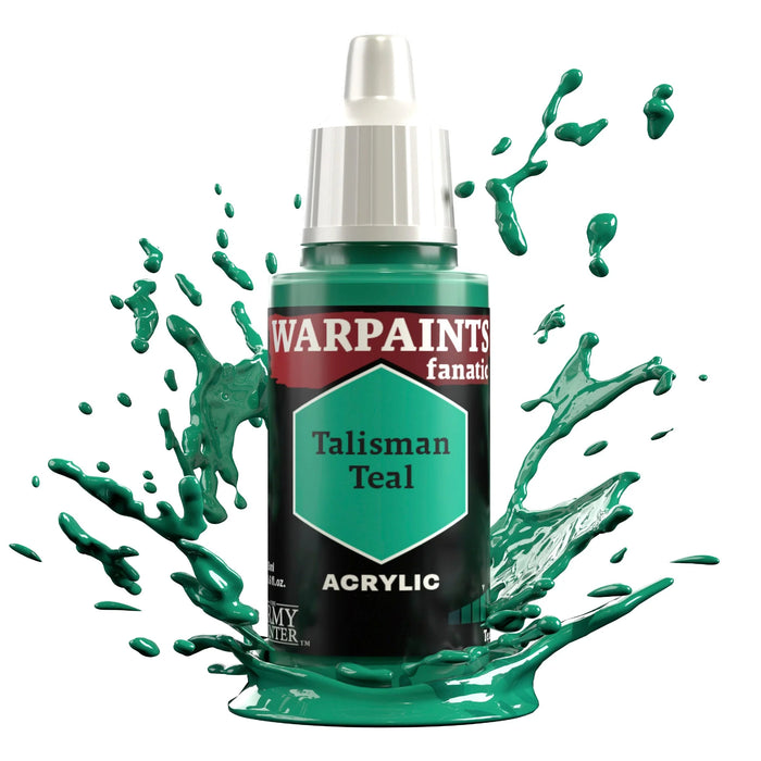 The Army Painter WP3046P Warpaints Fanatic: Talisman Teal Acrylic 18ml Bottle