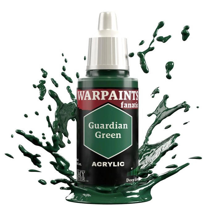 The Army Painter WP3050P Warpaints Fanatic: Guardian Green Acrylic 18ml Bottle